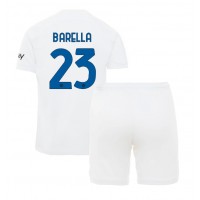 Dres Inter Milan Nicolo Barella #23 Preč pre deti 2023-24 Krátky Rukáv (+ trenírky)
